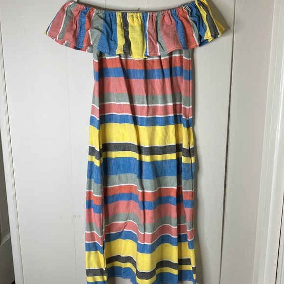 Proud Mary Cordoba Dress Kingston Stripe O/S made in Chiapas Mexico Ethically - Picture 5 of 14